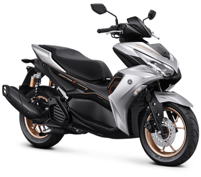 ALL NEW AEROX CONNECTED YAMAHAMU SILVER